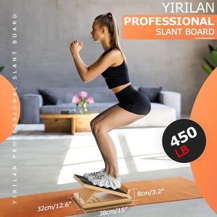 Spot Wooden Stretching Board Fitness Equipment Inclined Pedal Multi-Position Achilles Tendon Calf Stretcher Sports Standing Stretching