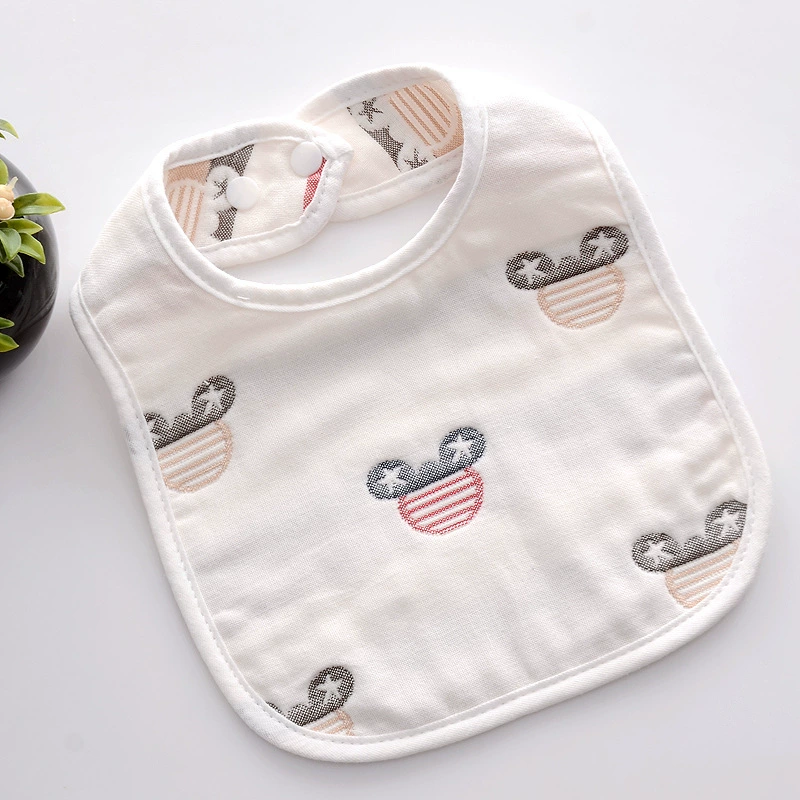 Gauze bib for early age for new born