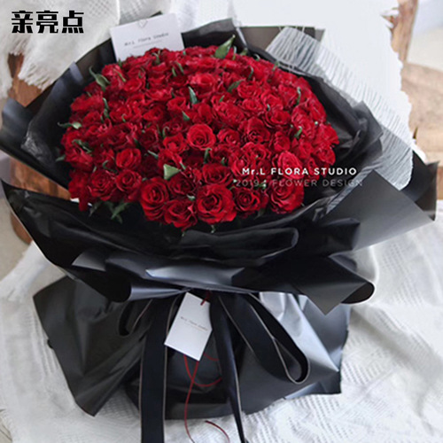 Wholesale flower shop floral materials morning mist soft light thickened flower wrapping paper waterproof matte bouquet wrapping paper Korean plain paper