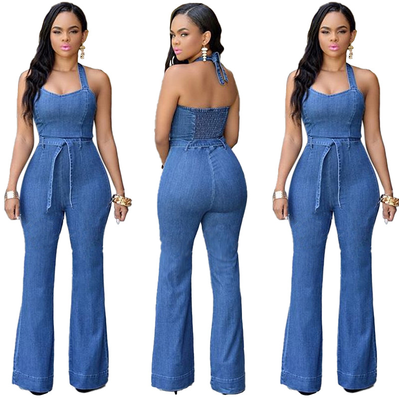 Women's Daily Casual Streetwear Solid Color Full Length Washed Jumpsuits display picture 2