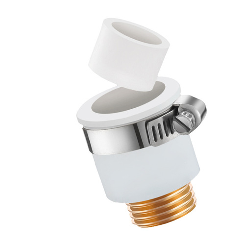 Threadless flat mouth old-fashioned washing machine water inlet pipe connector faucet universal converter water inlet nozzle connection