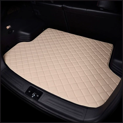 Trunk Mat – Special printing tailbox mat - beige-single-piece-customized