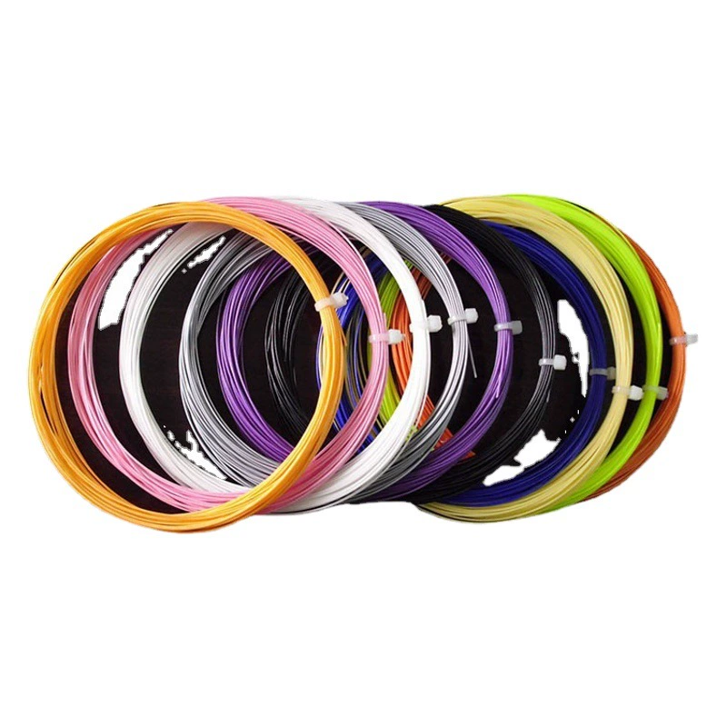 BG66 перьевая линия 66 Линия для бадминтона 0,66 линия ракеток для бадминтона высокоэластичная линия перьев 66 производители кабелей для бадминтона