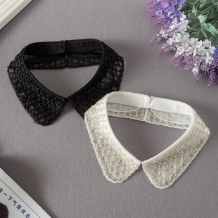 TMP-161 Decorated Shawl Fake Collar