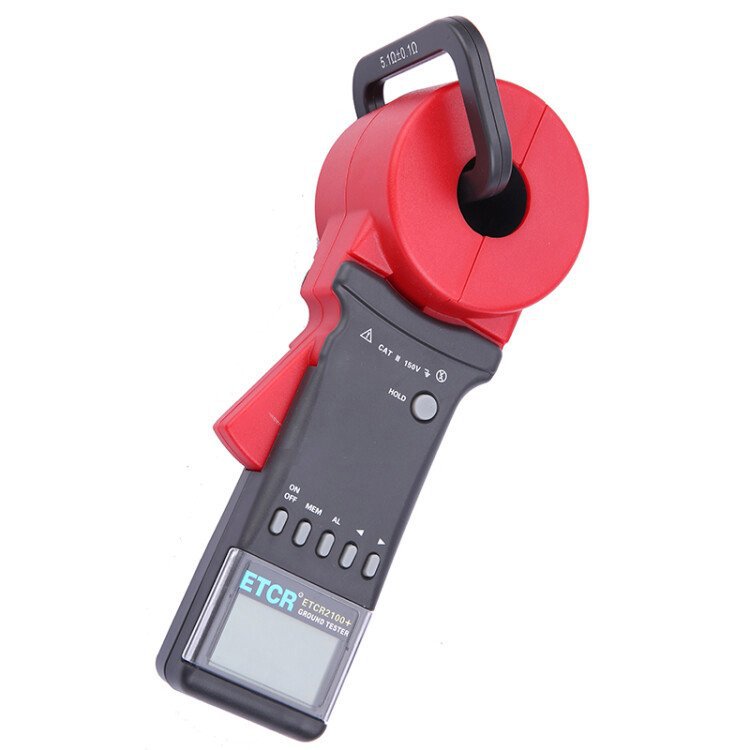 铱泰ETCR2100A+接地电阻测试仪钳形接地电阻测试仪防雷钳式接地电