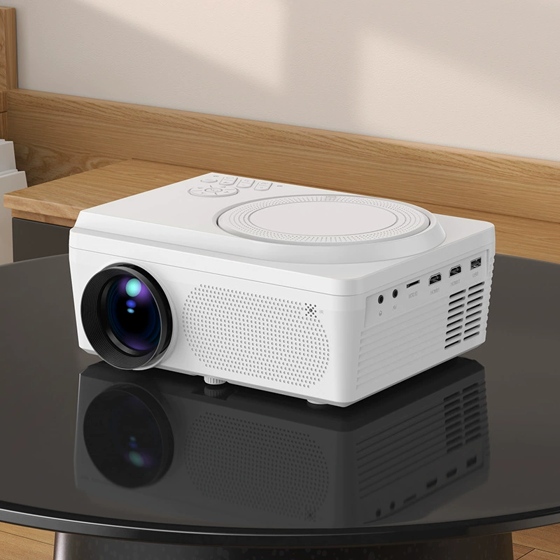 Проектор сверхвысокой четкости PJ-118 для домашнего офиса, портативный проектор для домашнего кинотеатра 1080p, проектор для спальни в отеле