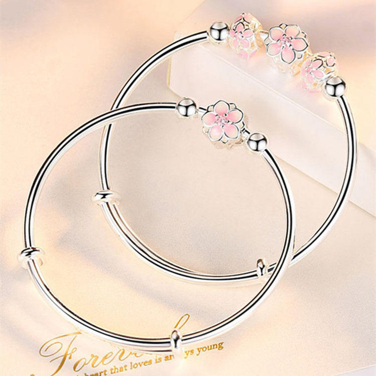 Kirschblüten Armband Aus Harz Süßes Modisches Damen Schmuckstück_voghion.com