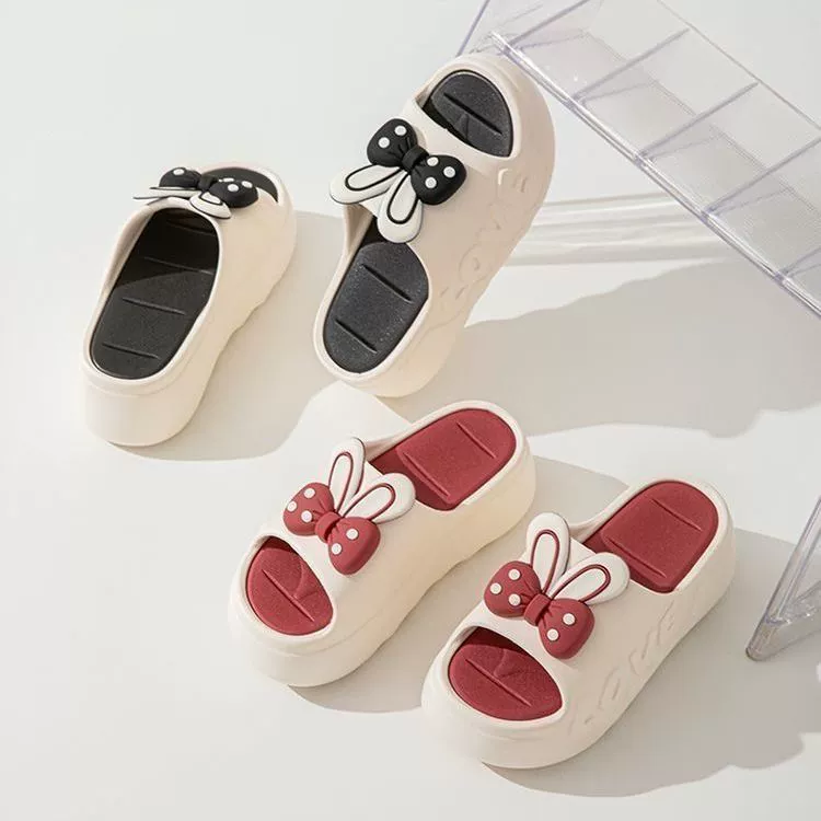 Новые тапочки на толстой подошве женская летняя мода носить нескользкую сетку в помещении