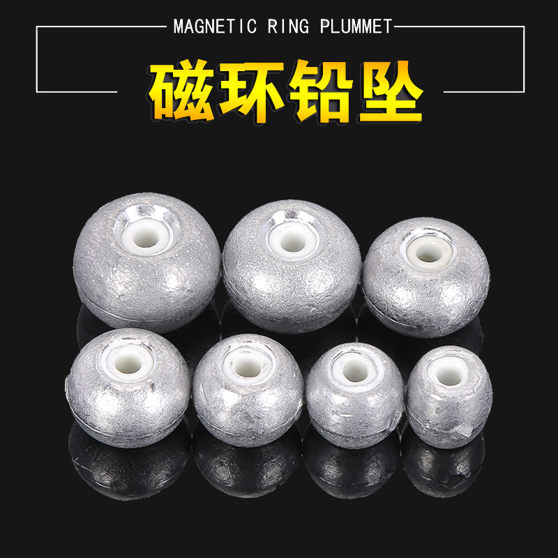 Magnetic ring lead pendant is open to heart throwing rods
