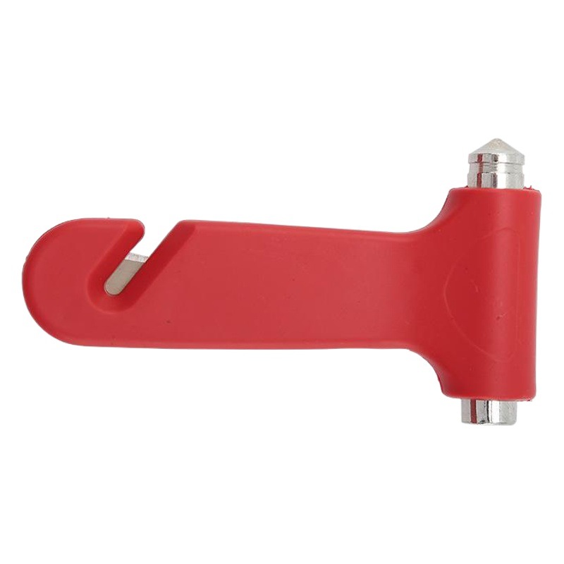 Factory supply car window hammer solid two-in-one pp plastic car emergency fire cutter survival hammer