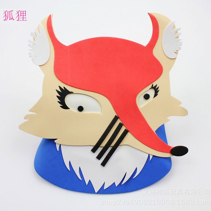 Día del niño Eva sombrero para el sol actividades entre padres e hijos dibujos animados animal tocado doce tocado del zodiaco