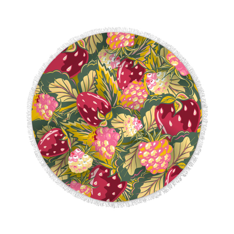 Flamingo microfibra de playa redonda Toalla de baño poliéster algodón impresión Toalla de playa absorbente Toalla de baño lote