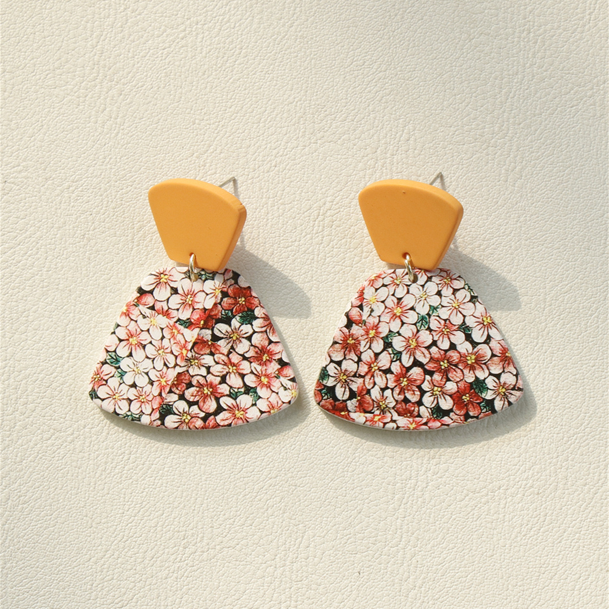 Drop Earrings Classification 1 Pair Cute Simple Style Heart Shape Flower Soft Clay Women's Drop Earrings