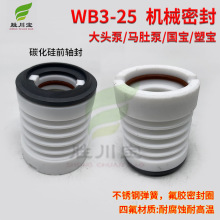大头泵机械密封WB3-25三川宏国宝塑宝电镀过滤机碳化硅SSIC前轴封