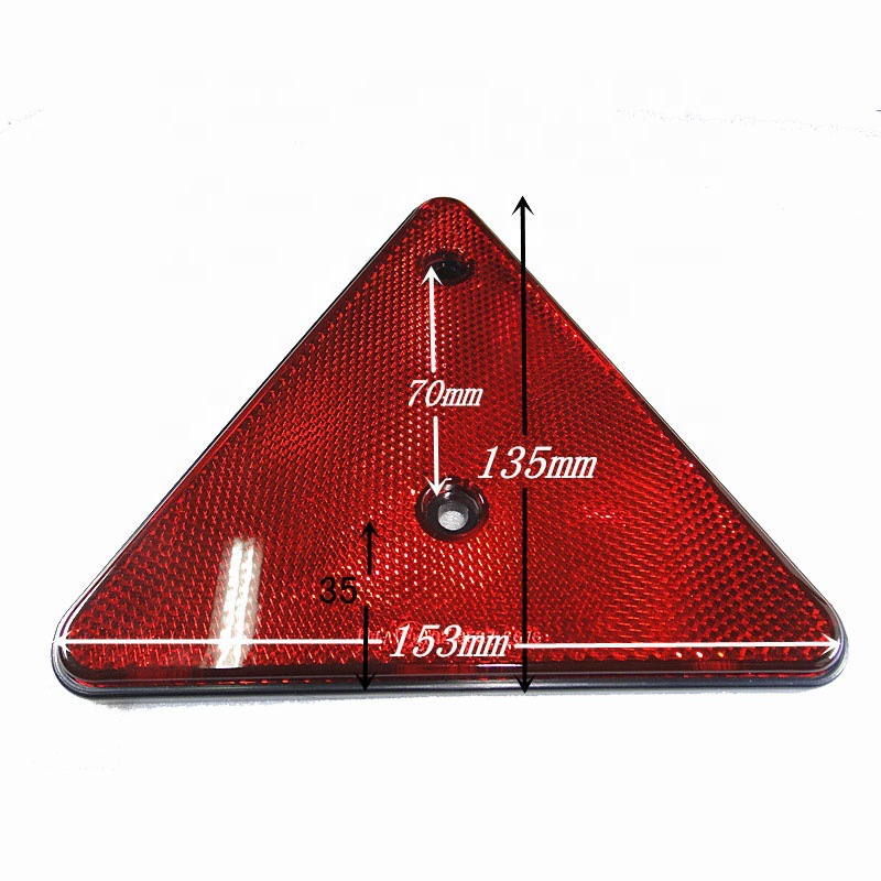 新的高亮度车辆汽车卡车拖车塑料框架交通三角反射器