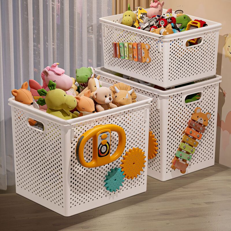 Storage Box Household Storage Snacks Storage Box Sports Equipment Yoga Mat Storage Basket Children's Toy Storage Box