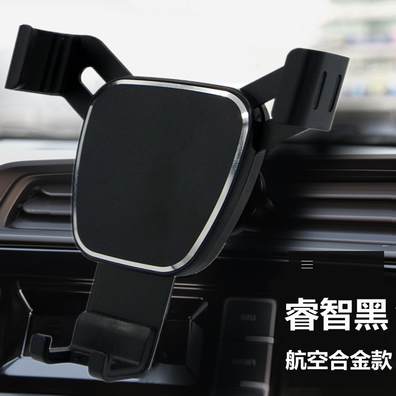 Nuevo en stock al por mayor titular del teléfono móvil del coche salida de aire del coche soporte del teléfono móvil soporte de gravedad del coche