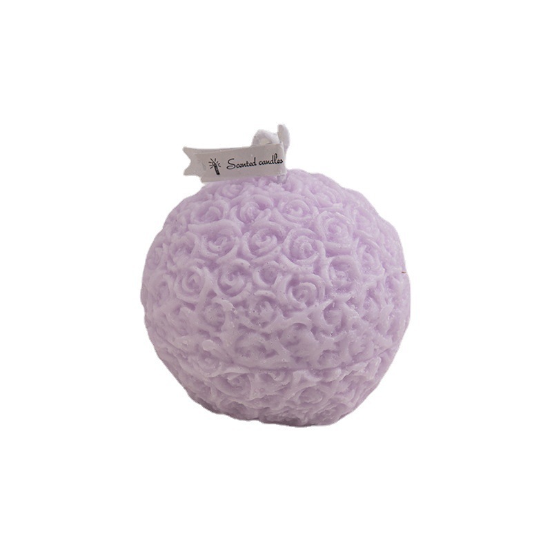 Conjunto de velas aromáticas decorativas com flores_voghion.com