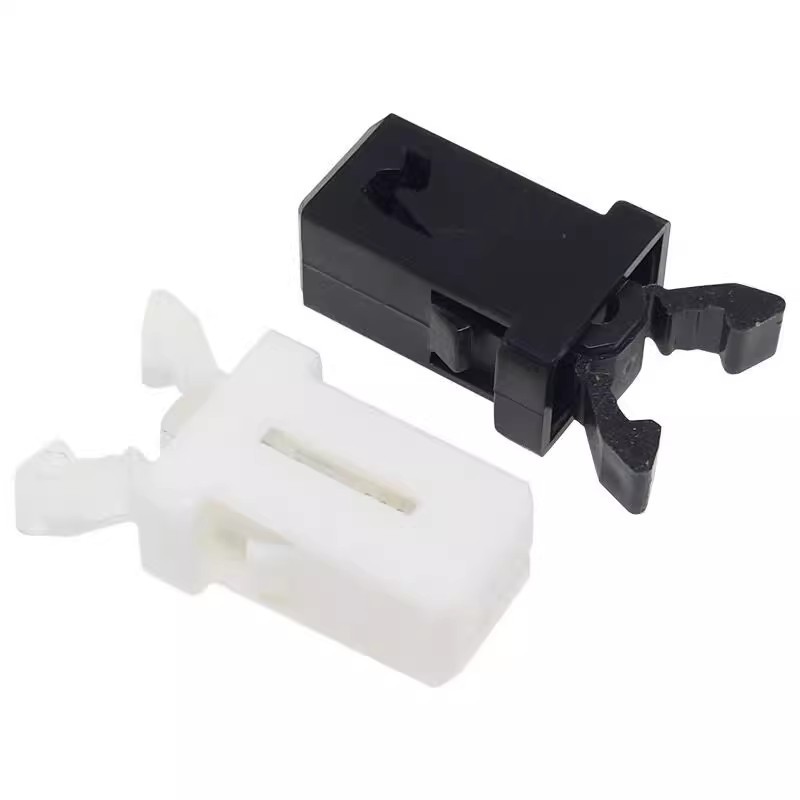 Factory direct supply small door lock switch PR-001 trash can buckle plastic spring switch push type DVD door cover