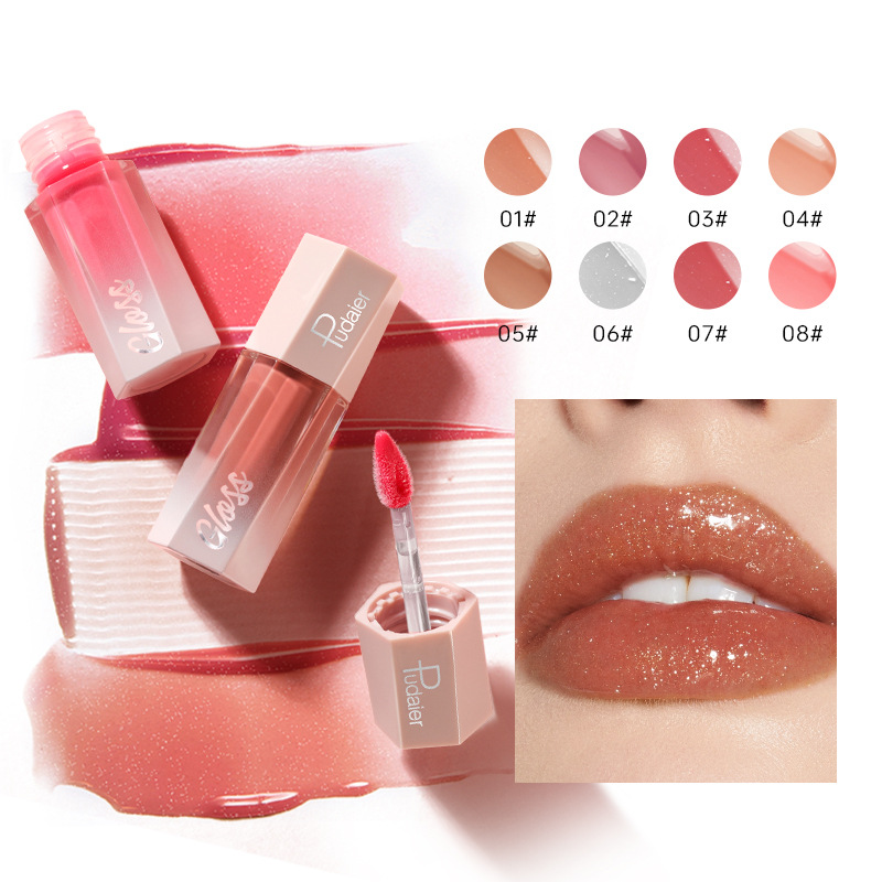 Beauty 8-color Liquid Lipstick Non Stick Cup Lip Gloss Non Fading Lip Gloss European And American Affordable Student Lip Gloss_voghion.com