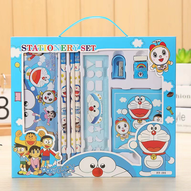 Детский набор канцелярских товаров подарочная коробка Детский сад призы канцелярские товары призы рождественские новогодние подарки