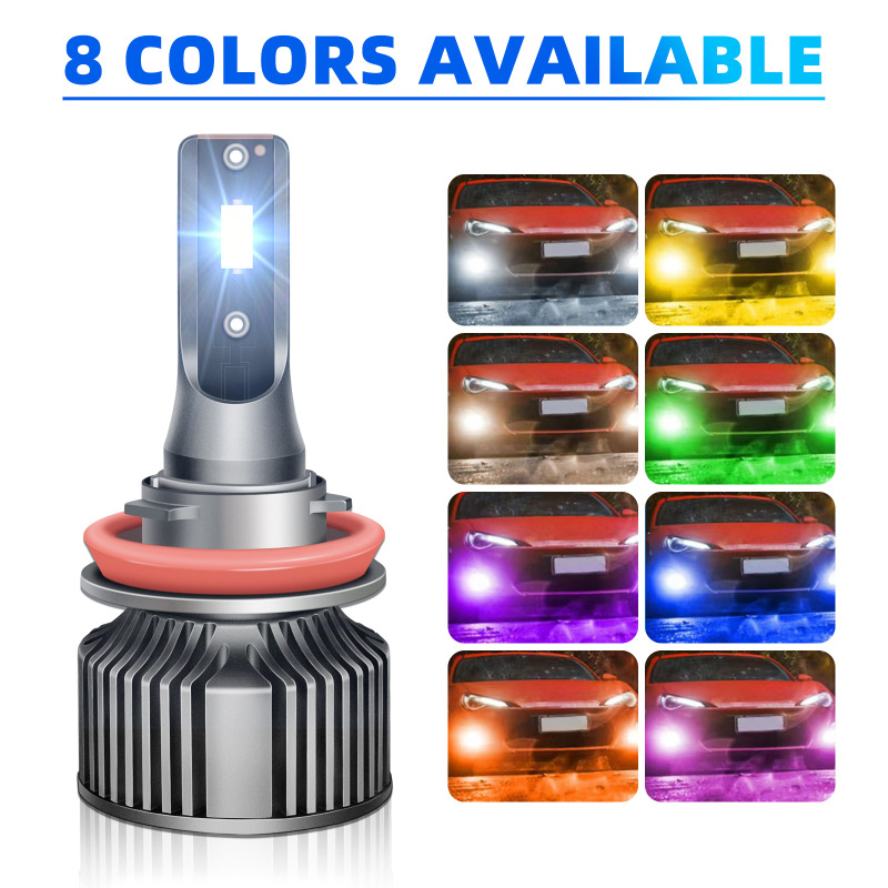 Cross-Border Automotive Led Headlights H11Hb3 Led Car Lights Csp Lamp Core H4H13 9007 Fog Lights 9005 880 H7 Cross-Border Automotive Led Headlights H11Hb3 Led Car Lights Csp Lamp Core H4H13 9007 Fog Lights 9005 880 H7