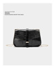 Fashionable chain, one-shoulder bag, 2023 collection, chain bag, crocodile print