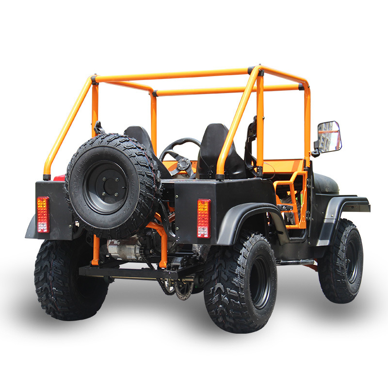 Kart Convertible de Dos Asientos de Hierro y Plástico con Arranque Eléctrico