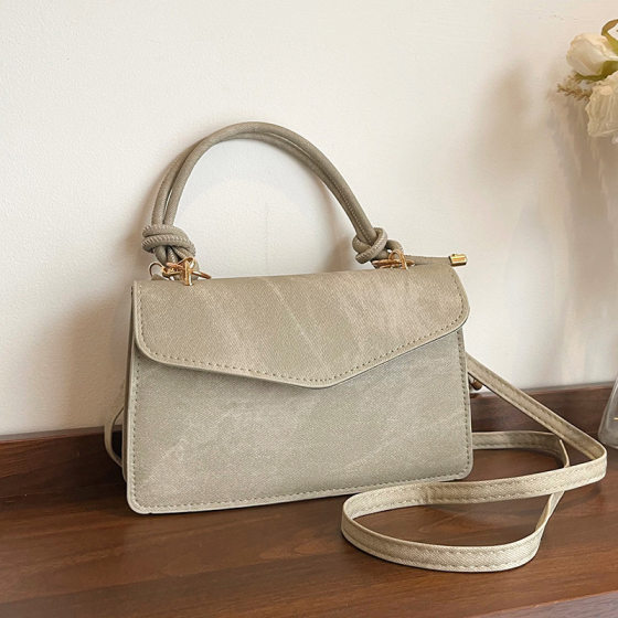 Retro Portable Small Square Bag Women's Bag 2025 Spring New All-match Shoulder Bag Crossbody Bag Cross-border Foreign Trade