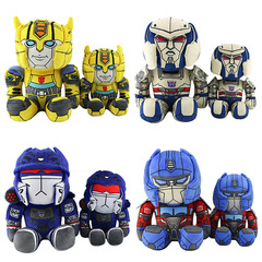 クロスボーダー新商品アニメトランスフォーマー公仔大黄蜂オプティマスプライムぬいぐるみロボット周辺人形