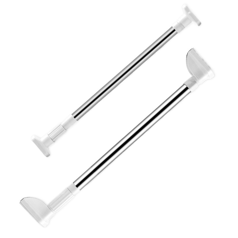 Telescopic Rod Without Punching Thickeneded Stainless Steel Balcony Telescopic Clothes Drying Rod Shower Curtain Rod Curtain Rod Wardrobe Rod Clothes Hanging Rod