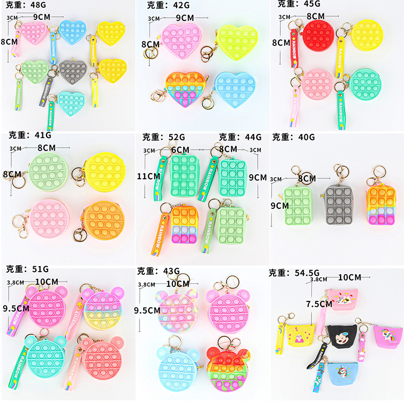 Clearance Hot Item: Rat-Killing Pioneer Coin Purse, Silicone Stress-Relief Small Wallet, Keychain, Bag Accessory, Earphone Case Wholesale