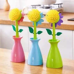 鍋ブラシ、家庭用キッチンブラシ、鍋と食器洗い用の加工品、鍋洗い用のノンスティックオイルブラシ、食器洗い用の長柄クリーニングブラシ、水垢や油汚れを除去します。