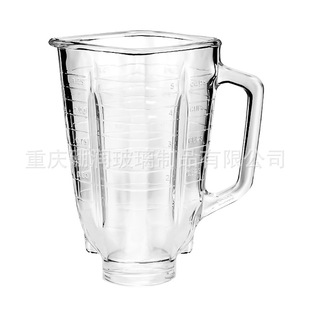 Factory Cross Border Wholesale Square Glass Juice Cup OST Mixer Accessories Glass Juice Cup