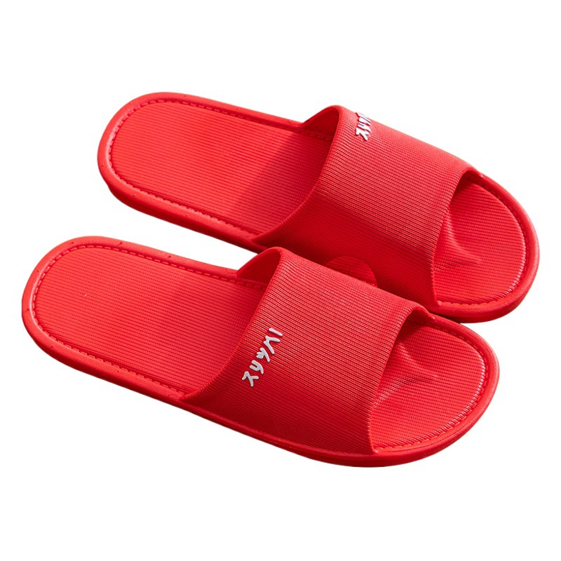 Nuevas zapatillas antideslizantes japonesas verano suave Fondo hogar invitados baño Hotel baño pareja zapatillas de interior