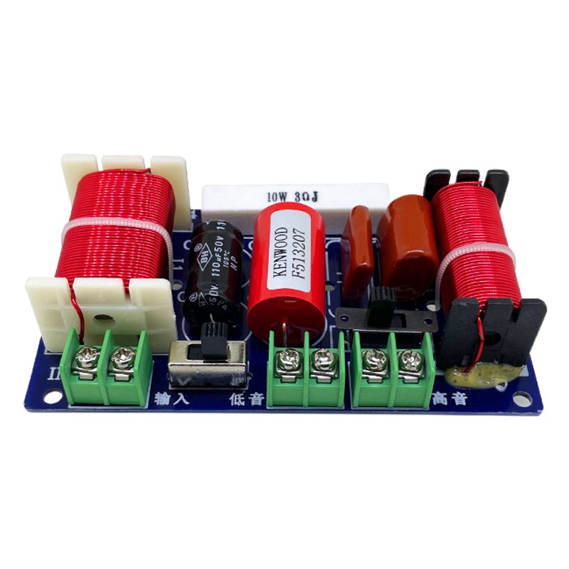 Divisor de frecuencia alta y baja de dos vías divisor de frecuencia altavoz de estantería modificado de alta fidelidad audio Crossover de alta fidelidad sonido dividido