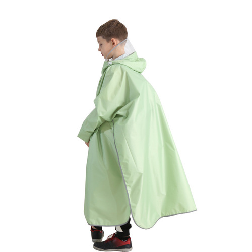  new primary school students, children, adults, parent-child raincoats, electric battery cars, long full-body riding, rainproof