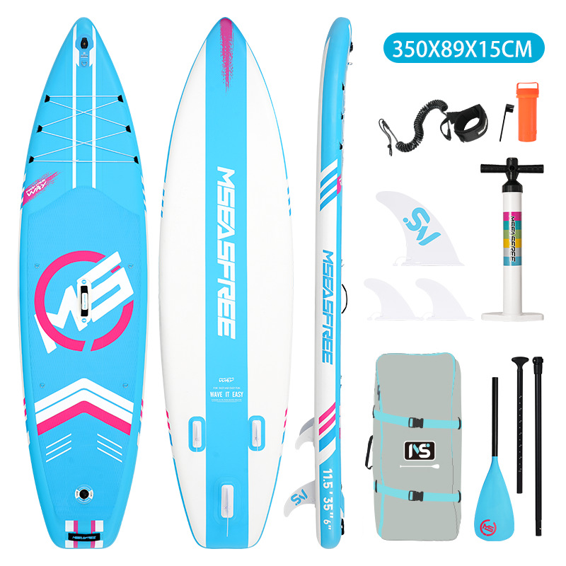 Tablero de remo inflable MS Free Mountain Sea SUP Tablero de remo de pie Pesca Tablero vertical Tablero de pulpa Barco en el mar
