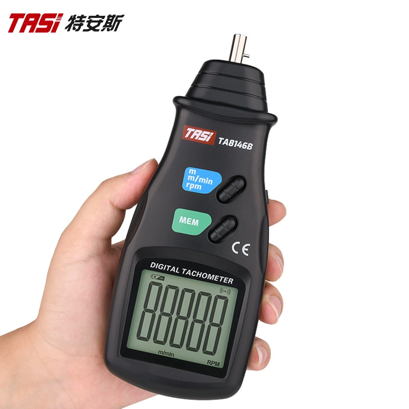 Tenas цифровой дисплей тахометра TA8146B линейной скорости измерительный прибор контактный Тахометр цифровой тахометр