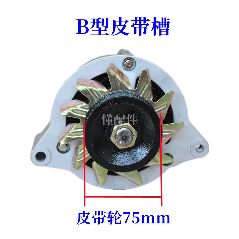 Agricultural tricycle Silicon Rectifier generator pure copper AC DC electric rolling time wind five signs Futian five stars JF11A