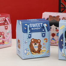 新款四种卡通版糖盒宝宝满月伴手礼盒幼儿园糖果礼物苦无奖励礼盒