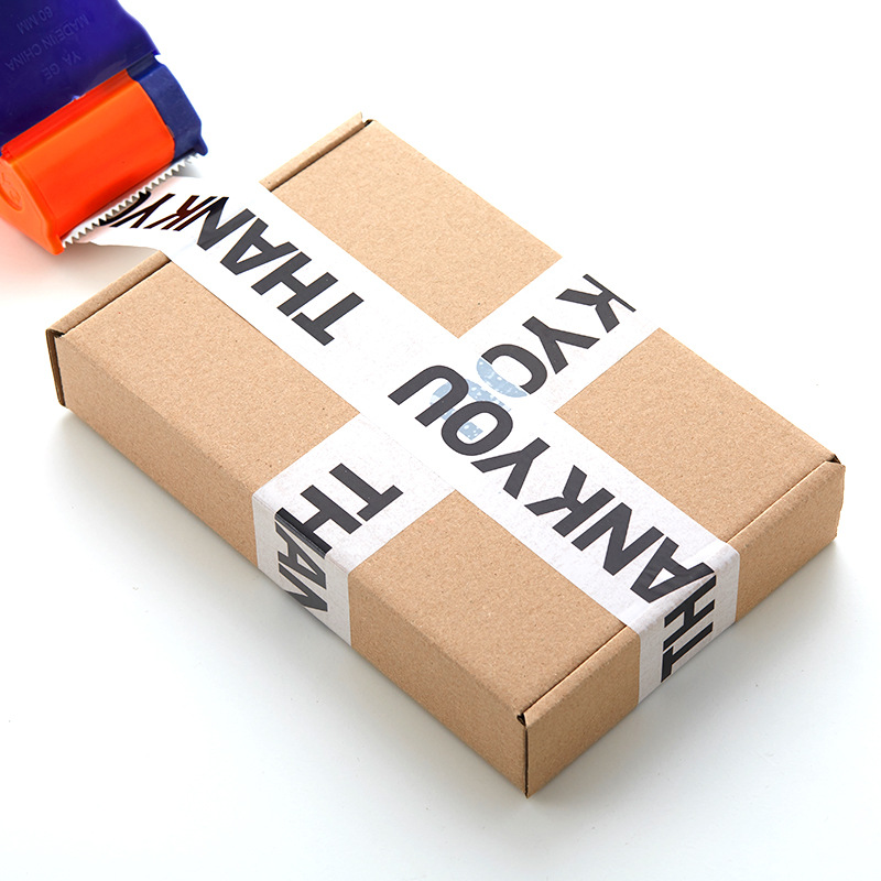 흰색 배경 검은 감사합니다; 4.5cm * 100Y