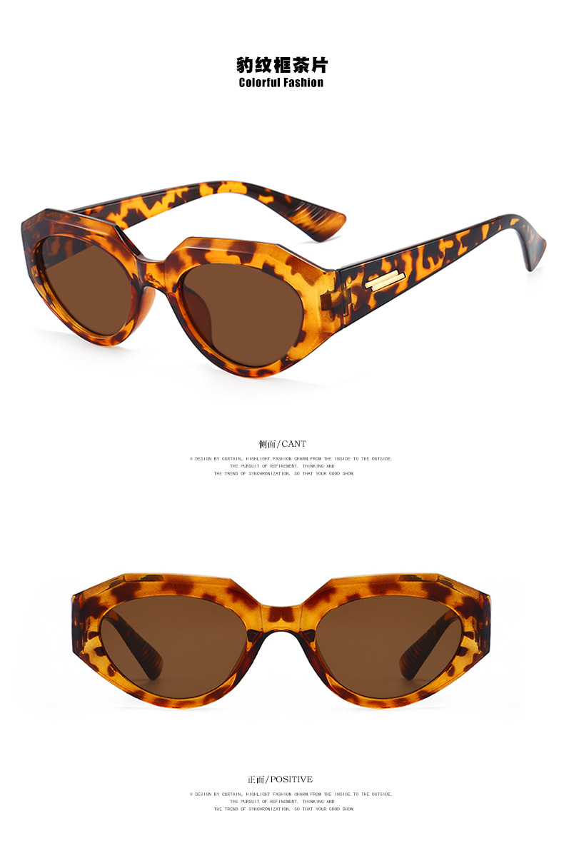 46g Weight UV400 Protection Lens Material Outdoor, Travel, Party, Fishing Occasion Women'S, Men'S, Unisex Gender Hip-Hop, Retro, Fashion, Simple Style Style Orange, Grey&Pink, White, Red, Green, Blue, Transparent, Black Color Hip-Hop Retro Fashion UV400 Protection Women's Sunglasses 6