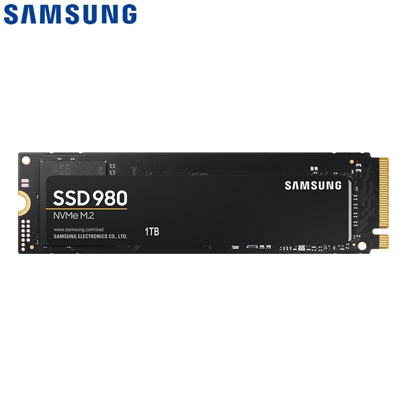 Samsung m2 solid-state drive 980 for laptops and desktops, SSD 2280 M.2 NVMe, Samsung 980, 1TB Samsung m2 solid-state drive 980 for laptops and desktops, SSD 2280 M.2 NVMe, Samsung 980, 1TB