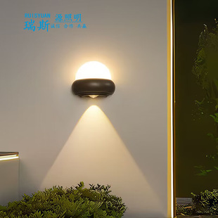 Villa Outdoor Wall Lamp Waterproof Aisle Stair Garden Lamp Home Retro Balcony Outdoor Garden Door Exterior Wall Lamp