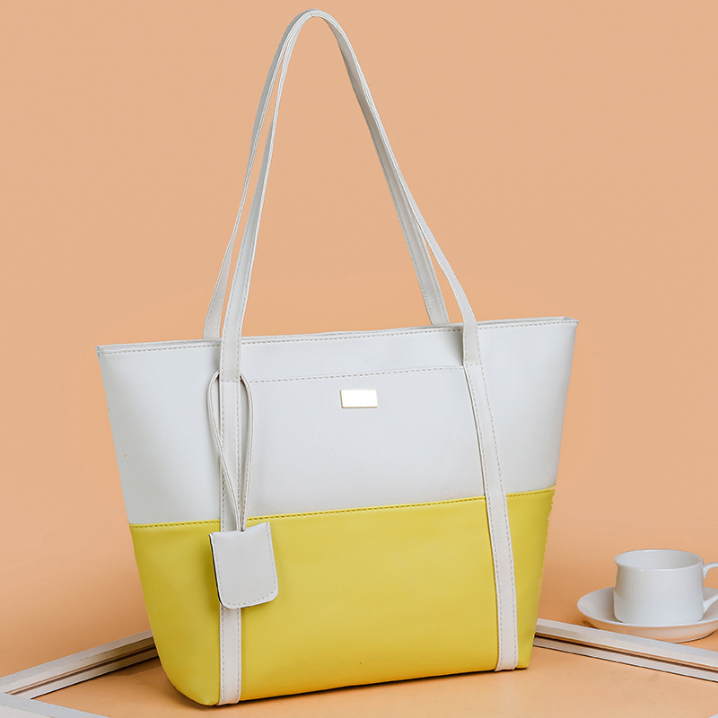 Cross-border Women's Bag Large Capacity Tote Bag Handbag Foreign Trade Soft Leather Large Bag Women's New Korean Style Simple Shoulder Bag