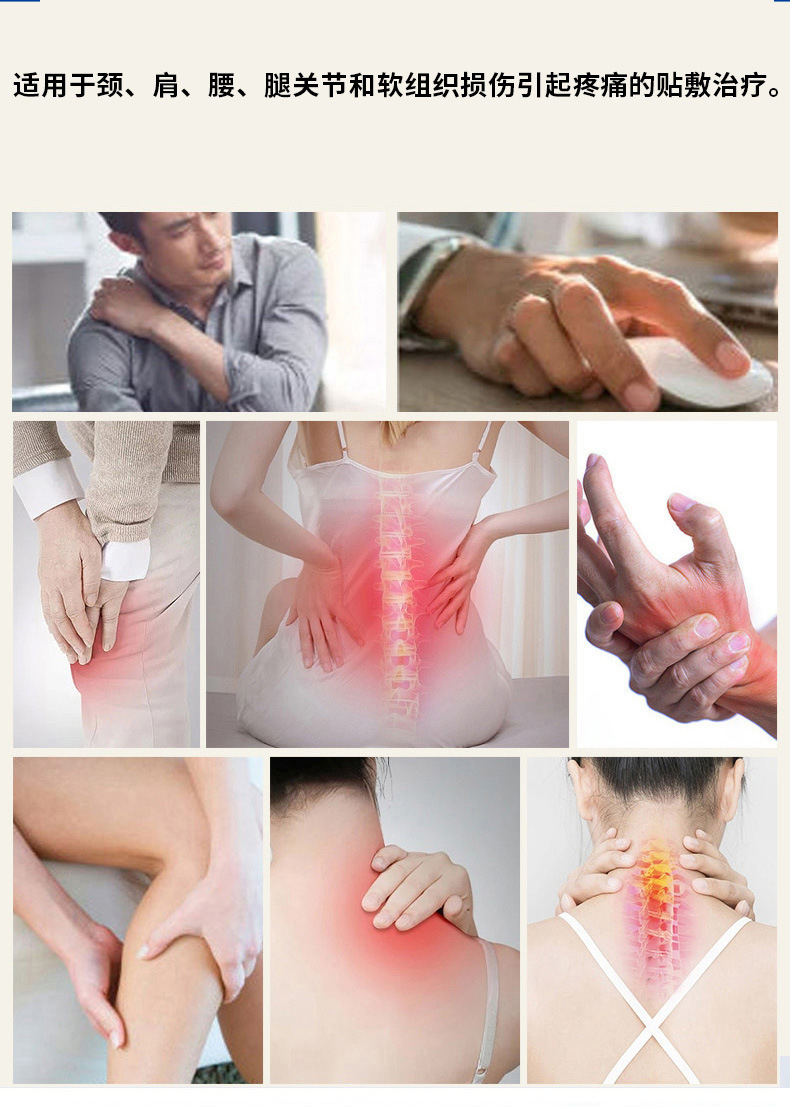 Cordyceps Detox Herbal Plaster Patch Topical External Use 7cm x 10cm 8 Patches Per Box specifications