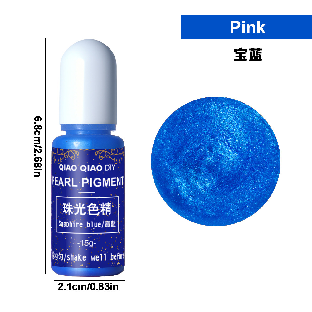 Tairui Drip Glue Pearl Color Essence DIY Handmade Color Mixing Pigment Color Essence UV Resin Glue C