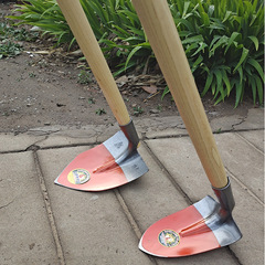 Wholesale hoe for planting, trenching, ridging with triangular design, full steel household old-style agricultural gardening small pointed pickaxe magic tool