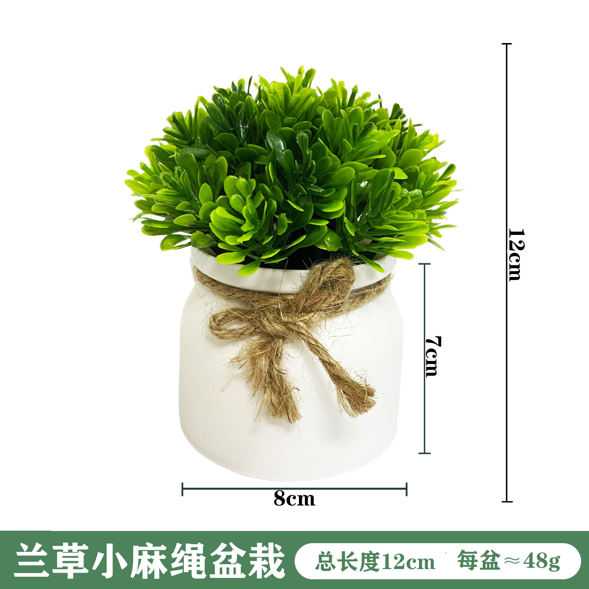 Simulación de plantas pequeñas y frescas combinaciones de plantas verdes hemisféricas en maceta decoración de mesa interior y exterior fábrica de decoración al por mayor image 14